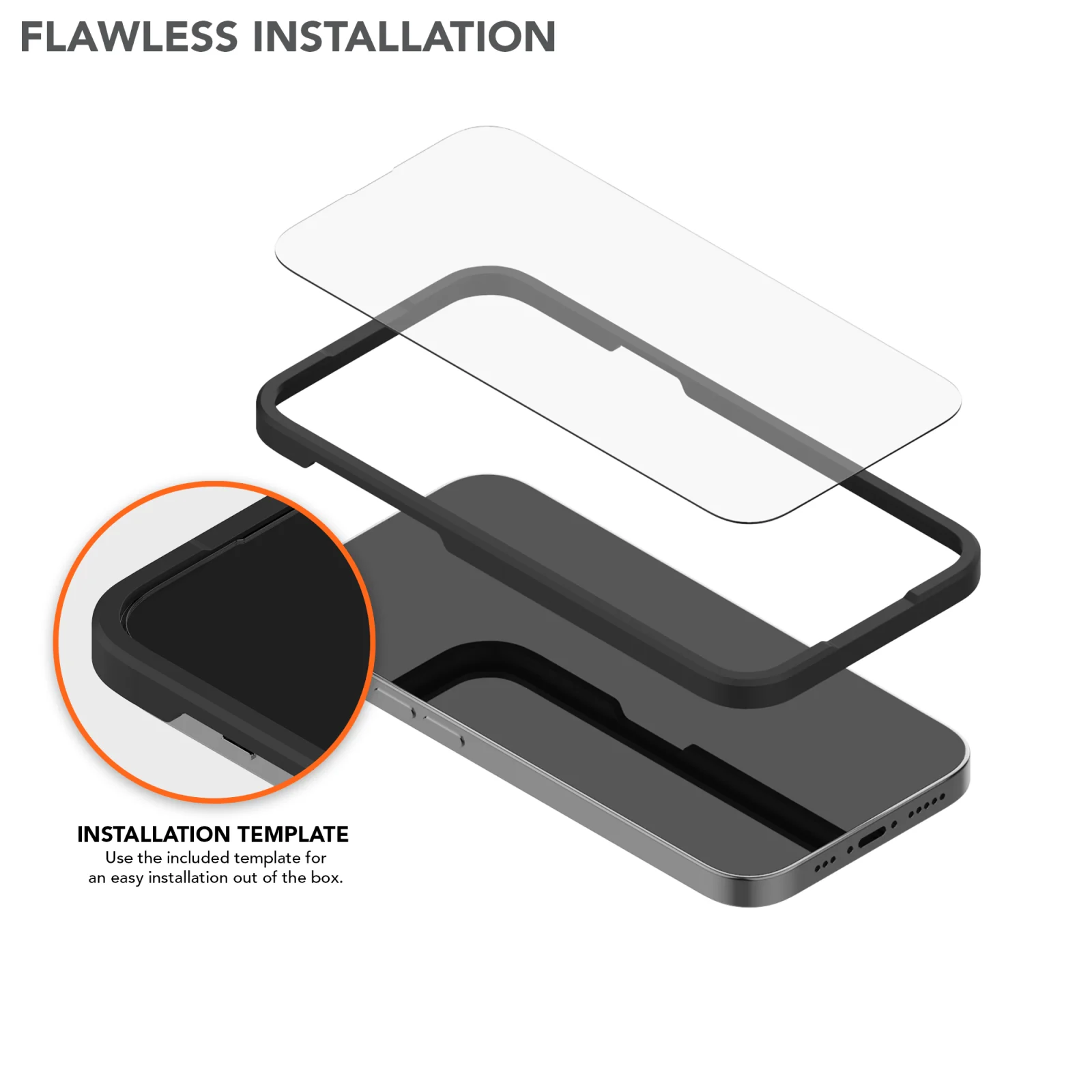 iPhone 15 Plus Tempered Glass Screen Protector (2 Pack) - Image 4